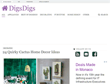 Tablet Screenshot of digsdigs.com